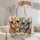 Colorful Donkey Faces for Cheerful Laundry Days and Cozy Cottage Country Living Gifts Quilted Tote Bag - 5