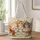 Three Playful Kittens in a Cottage Garden for Cat Lovers and Springtime Gifting Quilted Tote Bag - 1