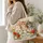 Three Playful Kittens in a Cottage Garden for Cat Lovers and Springtime Gifting Quilted Tote Bag - 3