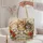 Three Playful Kittens in a Cottage Garden for Cat Lovers and Springtime Gifting Quilted Tote Bag - 5