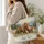 Brown Bear Family in a Mountain Meadow for Cozy Woodland Home and Nature Lovers Quilted Tote Bag - 3