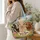 Highland Cow Wildflower Meadow for Cottage Farmhouse Living and Cow Lovers Quilted Tote Bag - 3