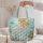 Pearl Jellyfish and Coral Ocean Scene for Coastal Home and Beach Lovers Quilted Tote Bag - 5
