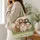 Six Sheep Meadow Scene For Farmhouse Style And Sheep Lover Gifts Quilted Tote Bag - 3