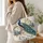 Teal Peacock And Garden Blooms For Elegant Bird Lovers, Birthdays And Spring Gifting Quilted Tote Bag - 3