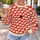 Cream Sheep on Red Field for Cozy Farmhouse Casual Layering and Everyday Wear All-over Print Knitted Sweater - 5