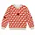 Cream Sheep on Red Field for Cozy Farmhouse Casual Layering and Everyday Wear All-over Print Knitted Sweater - 4