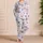 Pastel Paw Prints And Hearts For Cozy Nights And Sweet At-Home Lounging Satin Pajamas Set - 4