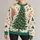 Evergreen Christmas Tree With Colorful Ornaments for Festive Holiday Gatherings All-over Print Knitted Sweater - 1