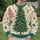 Evergreen Christmas Tree With Colorful Ornaments for Festive Holiday Gatherings All-over Print Knitted Sweater - 6