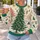 Evergreen Christmas Tree With Colorful Ornaments for Festive Holiday Gatherings All-over Print Knitted Sweater - 5