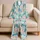 Ocean Turtle and Coral Motifs for Relaxed Coastal Evenings and Beachside Getaways Satin Pajamas Set - 5