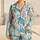 Ocean Turtle and Coral Motifs for Relaxed Coastal Evenings and Beachside Getaways Satin Pajamas Set - 1