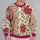 Ivory Folk Florals and Botanical Vines for Spring Garden Gatherings and Brunch Dates All-over Print Knitted Sweater - 2