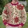 Ivory Folk Florals and Botanical Vines for Spring Garden Gatherings and Brunch Dates All-over Print Knitted Sweater - 6