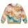 Abstract Turquoise And Ochre Watercolor Swirls For Creative Everyday Style And Artistic Wardrobes All-over Print Knitted Sweater - 4
