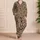 Leopard Rosette Animal Skin Motif Cozy Lounge Gift For Women, Fashionable Leopard Lovers Satin Pajamas Set - 4