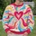 Rainbow Heart Swirls for Colorful Everyday Layering and Cheerful Spring Outings All-over Print Knitted Sweater - 6