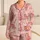 Bengal Tiger Motifs for Cozy Lounging, Relaxed Evenings and Thoughtful Gifts for Her Satin Pajamas Set - 1