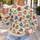 Whimsical Dogs Lounging on Striped Beach Chairs for Sunny Everyday Style All-over Print Knitted Sweater - 5