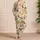 Vintage Cat Bedtime Scene for Cozy Nights, Sleepovers and Relaxed Family Lounging Satin Pajamas Set - 4
