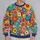 Colorful Crochet Flowers for Creative Everyday Style and Festival Looks All-over Print Knitted Sweater - 2