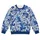 Blue Baroque Floral Scrolls for Elegant Everyday Style, Travel, and Weekend Outings All-over Print Knitted Sweater - 4
