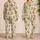 Highland Cow And Cactus Motifs For Cozy Western-Inspired Lounging And Relaxed Weekends Satin Pajamas Set - 2