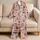 Watercolor Puppy Hearts for Cozy Valentine Evenings and Sweet Dog Lover Lounging Satin Pajamas Set - 5