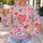 Watercolor Heart Motifs for Cheerful Spring Outings and Everyday Wear All-over Print Knitted Sweater - 5