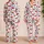 Cherry And Blueberry Fruit Motif for Cozy Evenings and Relaxed Lounging Satin Pajamas Set - 2
