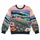 Rolling Wildflower Hills With Pink Blooms For Colorful Nature-Inspired Outfits All-over Print Knitted Sweater - 4
