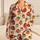 Tomato And Strawberry Fruit For Cozy Kitchen Garden Lounging At Home Satin Pajamas Set - 1