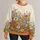 Vintage Wildflower Motifs for Cozy Autumn Days and Cottagecore Wardrobes All-over Print Knitted Sweater - 1