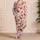 Watercolor Raspberry Watermelon Hearts for Cozy Summer Nights and Fruit Lovers Satin Pajamas Set - 4