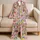 Strawberry Lemon Cottage Checks for Cozy Farmhouse Mornings and Garden Lounging Satin Pajamas Set - 5