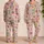 Strawberry Lemon Cottage Checks for Cozy Farmhouse Mornings and Garden Lounging Satin Pajamas Set - 2