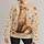 Seated Fox and Autumn Leaves for Cozy Fall Outings and Everyday Wear All-over Print Knitted Sweater - 1