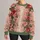 Red Roses and Sage Foliage for Autumn Garden Gatherings and Cottagecore Days All-over Print Knitted Sweater - 1