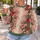 Red Roses and Sage Foliage for Autumn Garden Gatherings and Cottagecore Days All-over Print Knitted Sweater - 5