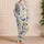Watercolor Wildflower Blooms for Relaxing Evenings and Cozy Weekend Mornings at Home Satin Pajamas Set - 4