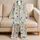 Watercolor Wildflower Blooms for Relaxing Evenings and Cozy Weekend Mornings at Home Satin Pajamas Set - 5