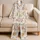 Party Teddy Bears and Pastel Gifts for Cozy Holiday Lounge Style Satin Pajamas Set - 5