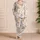 Party Teddy Bears and Pastel Gifts for Cozy Holiday Lounge Style Satin Pajamas Set - 4