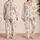 Party Teddy Bears and Pastel Gifts for Cozy Holiday Lounge Style Satin Pajamas Set - 2