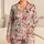 Santa Claus and Holly Holiday Cheer for Cozy Christmas Eve Lounging Satin Pajamas Set - 1