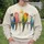 Colorful Perched Parrots for Bird Lovers, Nature Walks and Relaxed Everyday Style Outdoors All-over Print Knitted Sweater - 6