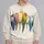 Colorful Perched Parrots for Bird Lovers, Nature Walks and Relaxed Everyday Style Outdoors All-over Print Knitted Sweater - 2