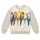 Colorful Perched Parrots for Bird Lovers, Nature Walks and Relaxed Everyday Style Outdoors All-over Print Knitted Sweater - 4