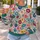 Colorful Folk Floral Motifs for Cozy Autumn Outings and Everyday Creative Wardrobe Style All-over Print Knitted Sweater - 5